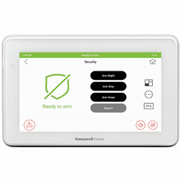 6290W - Honeywell Home Color-Graphic Touchscreen White Hardwired Alarm Keypad with Voice Annunciation (for VISTA-Series Control Panels)