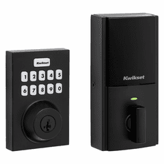 98930-007 - Kwikset HC620 CNT Home Connect 620 Contemporary Keypad Connected Smart Lock with Z-Wave Plus 700-Chipset (in Iron Matte Black Finish)