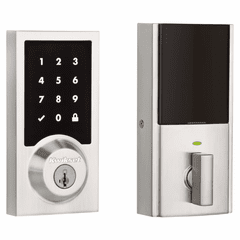 99160-041 - Kwikset 916 CNT SmartCode Touchscreen Contemporary Electronic Deadbolt with Z-Wave Plus 500-Chipset (in Satin Nickel Finish)