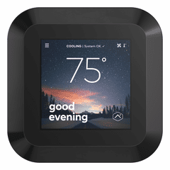 ADC-T40K-HD - Alarm.com Smart Thermostat HD with Color Touchscreen (Black Display)