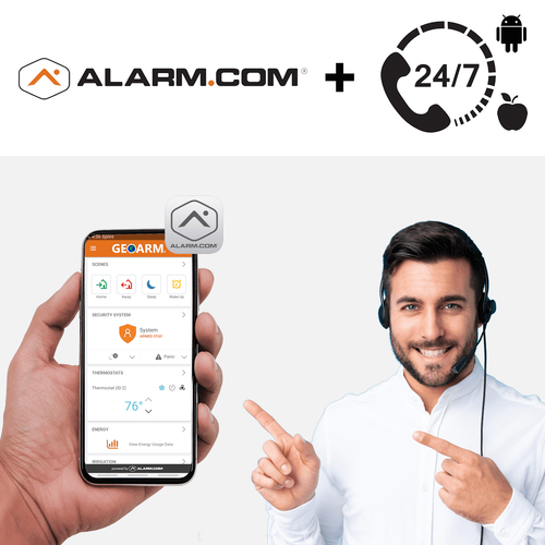 Alarm.com Burglary Intrusion Interactive PRO Alarm Monitoring Services