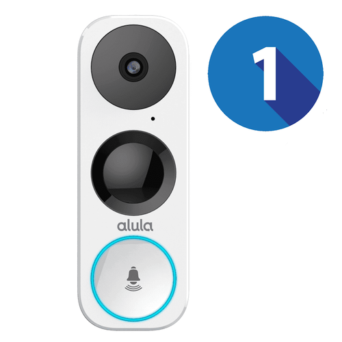 Alula Standalone 1-Video Doorbell Monitoring Services (Powered by Alula App)