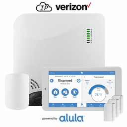 CONNECT-PLUS-TS-DKIT - Alula Connect+ Dual-Path Ethernet/Cellular Verizon LTE Wireless Security System Kit with Touchscreen Keypad (Powered by Alula)