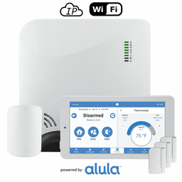 CONNECT-PLUS-TS-WKIT - Alula Connect+ WiFi/Ethernet Wireless Security System Kit with Touchscreen Keypad (Powered by Alula)