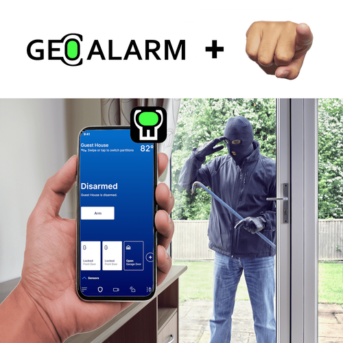 GeoAlarm Burglary Intrusion DIY Home Alarm Monitoring Services