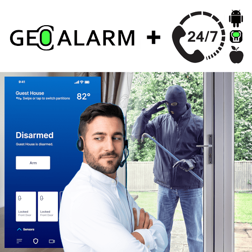 GeoAlarm Burglary Intrusion Interactive Home Alarm Monitoring Services