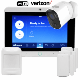 GeoCAMKIT-VZ - GeoAlarm Dual-Path WiFi/Cellular Verizon Wireless Video Camera Security System