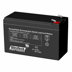 IM-1272F1 - UltraTech Sealed Lead Acid Alarm Battery (12-Volt, 7.0 Ah)