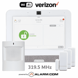 IQP4001-319KIT - Qolsys IQ Panel 4 Dual-Path WiFi/Cellular Verizon LTE Wireless S-Line/319.5 MHz Security System (Powered by Alarm.com)