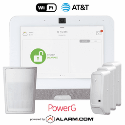 IQP4004-PGKIT - Qolsys IQ Panel 4 Dual-Path WiFi/Cellular AT&T LTE Wireless PowerG Security System (Powered by Alarm.com)