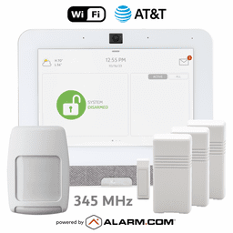 IQP4006-345KIT - Qolsys IQ Panel 4 Dual-Path WiFi/Cellular AT&T LTE Wireless 345 MHz Security System (Powered by Alarm.com)