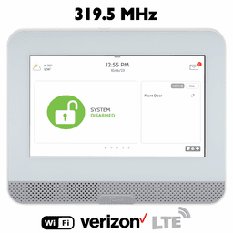 IQPH051 - Qolsys IQ4 Wireless Home Hub for Legacy 319.5 MHz Sensors (Built-In Alarm.com Dual-Path WiFi/Cellular Verizon LTE Communicator)