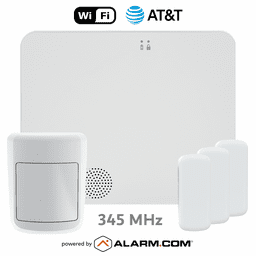 IQPK085-345KIT - Qolsys IQ4 NS Dual-Path WiFi/Cellular AT&T LTE Wireless 345 MHz Security System (Powered by Alarm.com)