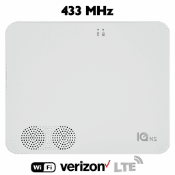 IQPK086 - Qolsys IQ4 NS No Screen Wireless Home Hub for 433 MHz Sensors (Built-In Alarm.com Dual-Path WiFi/Cellular Verizon LTE Communicator)