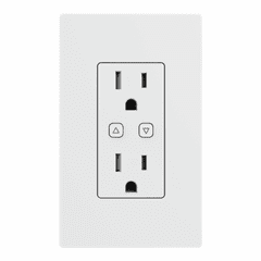 IQSKT-PG - Qolsys PowerG In-Wall Socket with 2 Electrical Outlets