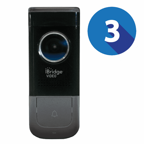 Napco Standalone 3-Video Doorbells Monitoring Services (Powered by Napco iBridge App)