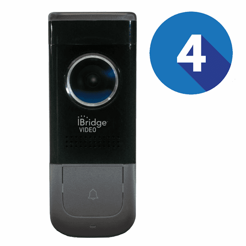 Napco Standalone 4-Video Doorbells Monitoring Services (Powered by Napco iBridge App)