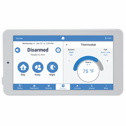 RE667X-PRO - Alula Wireless Slimline Touchpad White Alarm Keypad (for Connect+ Panel)