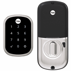 YRD156-ZW2-619 - Yale Pro SL Touchscreen Key-Free Keypad Deadbolt Lock with Z-Wave Plus (in Satin Nickel Finish)