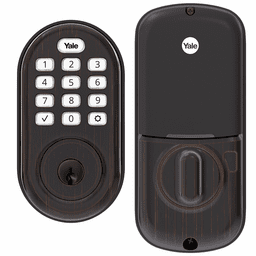 YRD216-ZW2-0BP - Yale Assure Lock Pushbutton Keypad Deadbolt and Keyhole with Z-Wave Plus (in Oil Rubbed Bronze Finish)